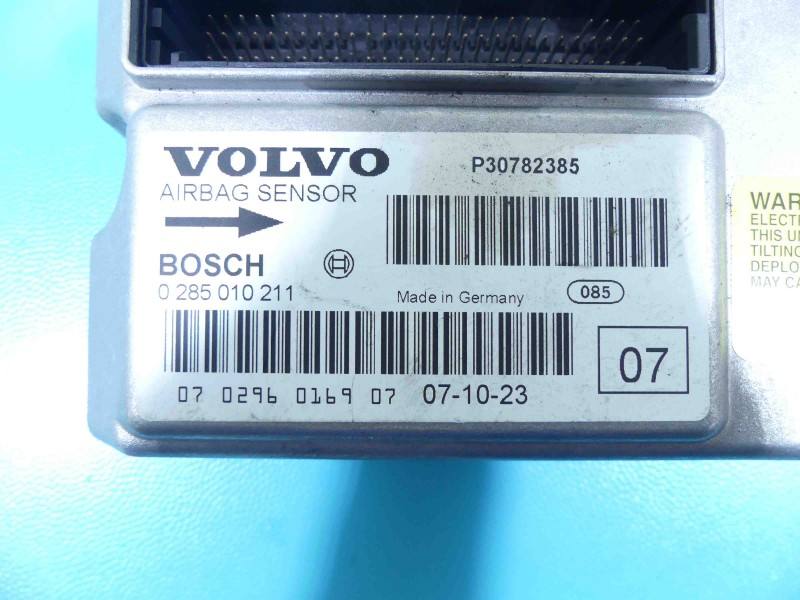 Блок керування Airbag Volvo S60 30782385 — фото деталі 3