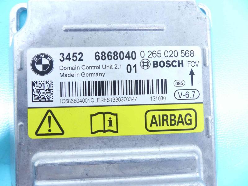 Блок керування Airbag BMW X5 F15 6868040 — фото деталі 3