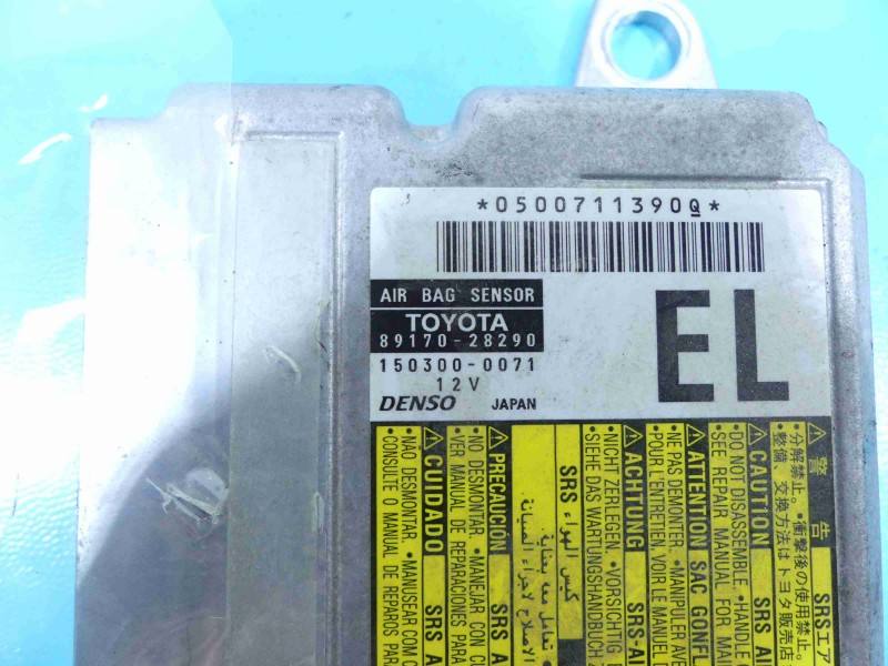 Блок керування Airbag Toyota Estima 89170-28290 — фото деталі 3