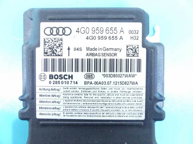 Блок керування Airbag Audi A6 C7 4G0959655A — фото деталі 3