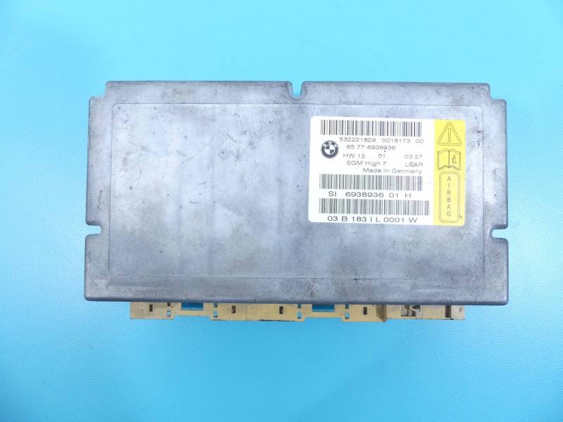 Блок керування Airbag BMW 5 E60 6938936 — фото деталі 2