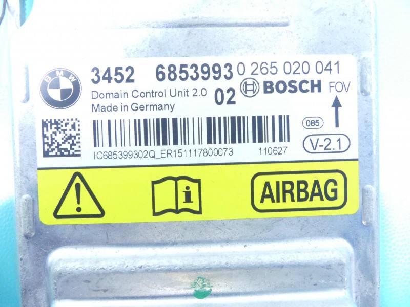 Блок керування Airbag BMW X3 F25 6853993 — фото деталі 3