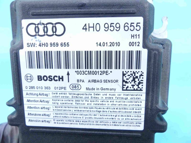 Блок керування Airbag Audi A8 D4 4H0959655 — фото деталі 9
