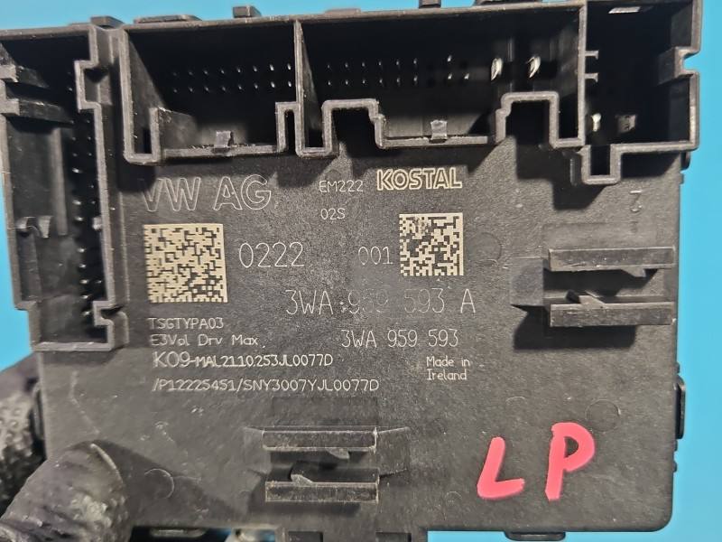 Блок керування модуль Volkswagen Passat B9 3WA959593A — фото деталі 5
