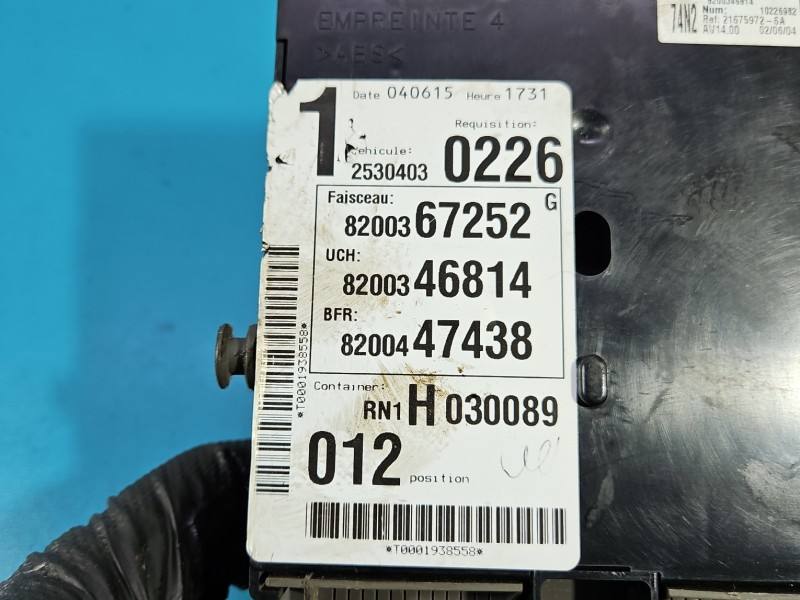 Блок керування модуль Renault Laguna 8200367252 — фото деталі 7
