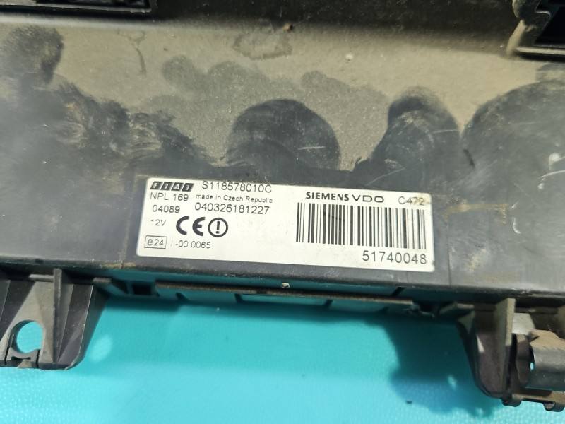 Блок керування модуль Fiat Panda 51740048 — фото деталі 3