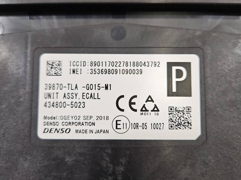 Блок керування модуль Honda CR-V 39870-TLA-G015-M1 — фото деталі 3