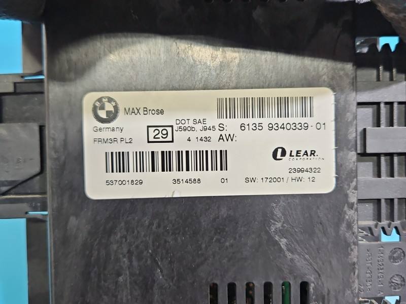 Блок керування модуль BMW X1 E84 9340339 — фото деталі 3
