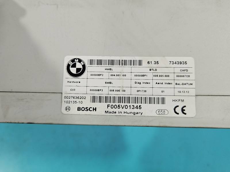 Блок керування модуль BMW 3 F30 7343935 — фото деталі 6