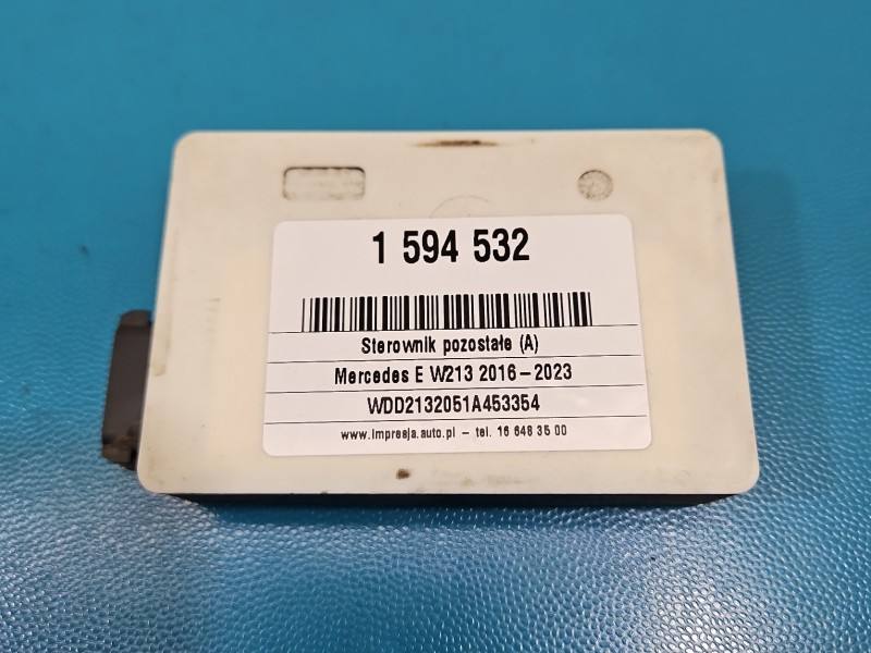 Блок керування модуль Mercedes E W213 A0009059707 — фото деталі 5
