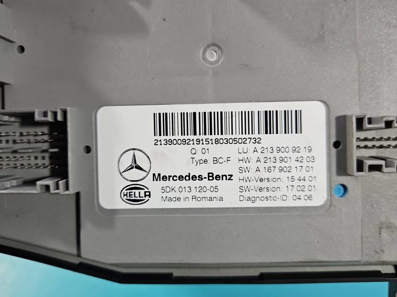 Блок керування модуль Mercedes E W213 A2139009219 — фото деталі 4