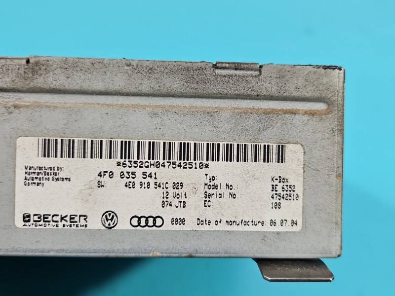 Блок керування модуль Audi A6 C6 4F0035541 — фото деталі 6