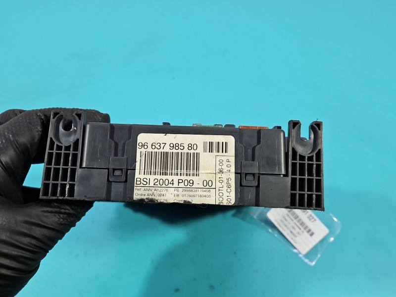Блок керування модуль Citroen C4 9663798580 — фото деталі 5