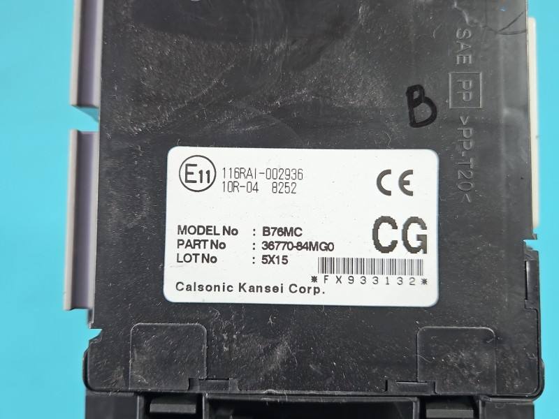 Блок керування модуль Suzuki Celerio 36770-84MG0 — фото деталі 8