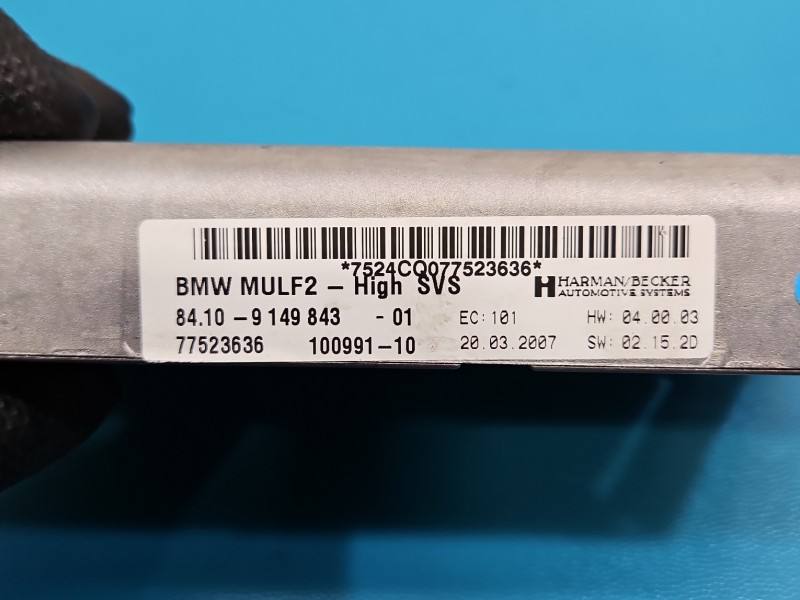 Блок керування модуль BMW 3 E90 9149843 — фото деталі 7