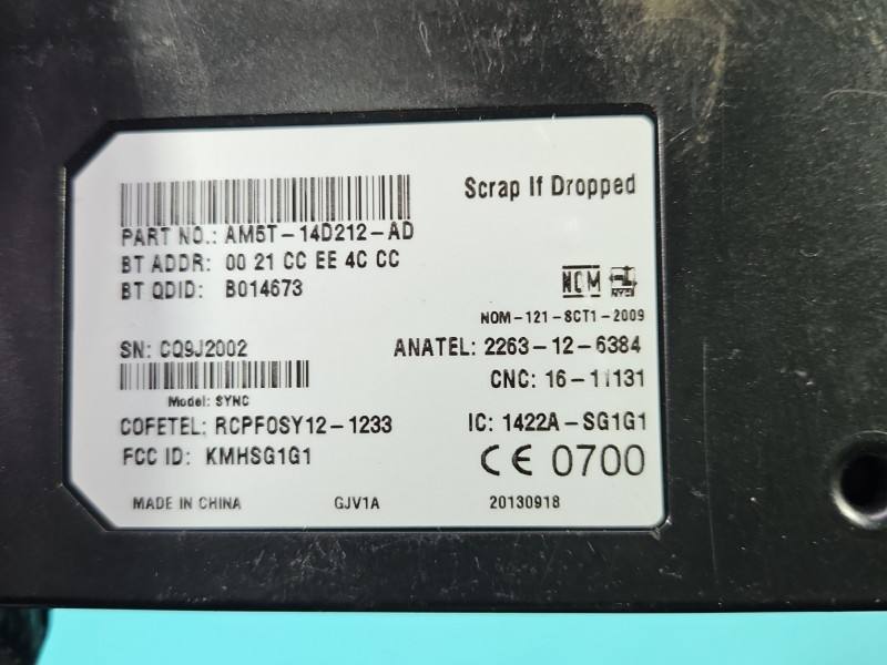 Блок керування модуль Ford C-Max AM5T-14D212-AD — фото деталі 5