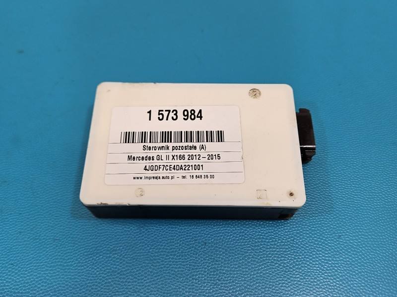 Блок керування модуль Mercedes GL X166 A0009028710 — фото деталі 5