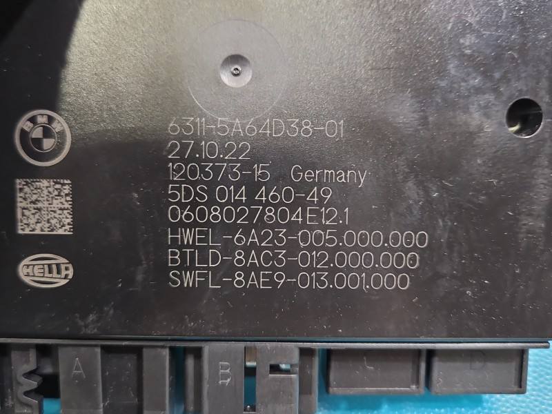 Блок керування модуль BMW IX1 U11 5A64D38 — фото деталі 3
