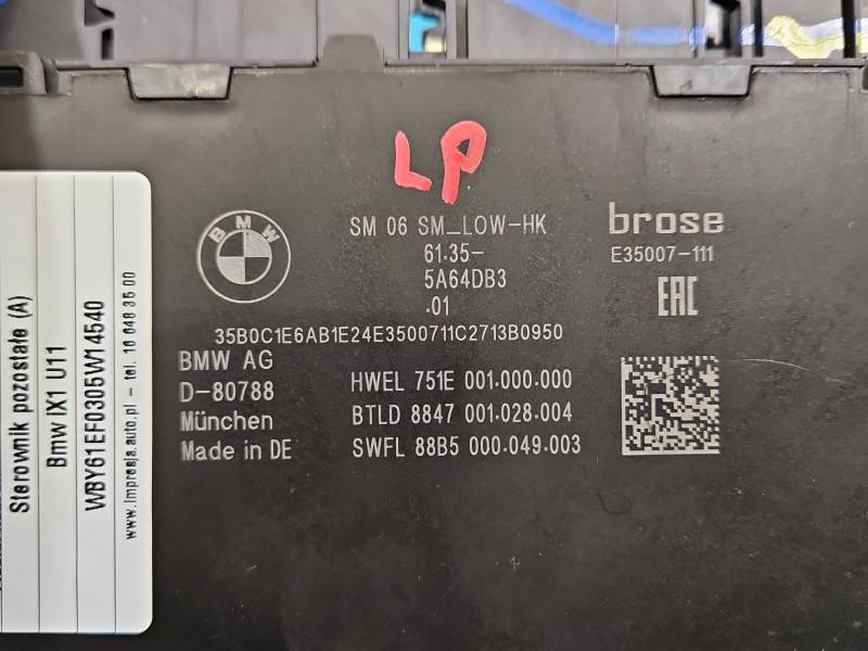 Блок керування модуль BMW IX1 U11 5A64DB3 — фото деталі 3