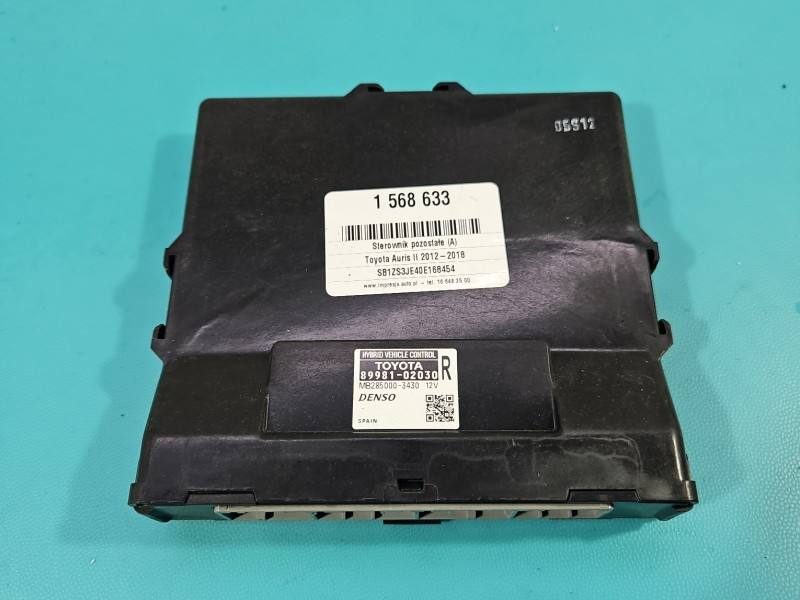 Блок керування модуль Toyota Auris 89981-02030 — фото деталі 2