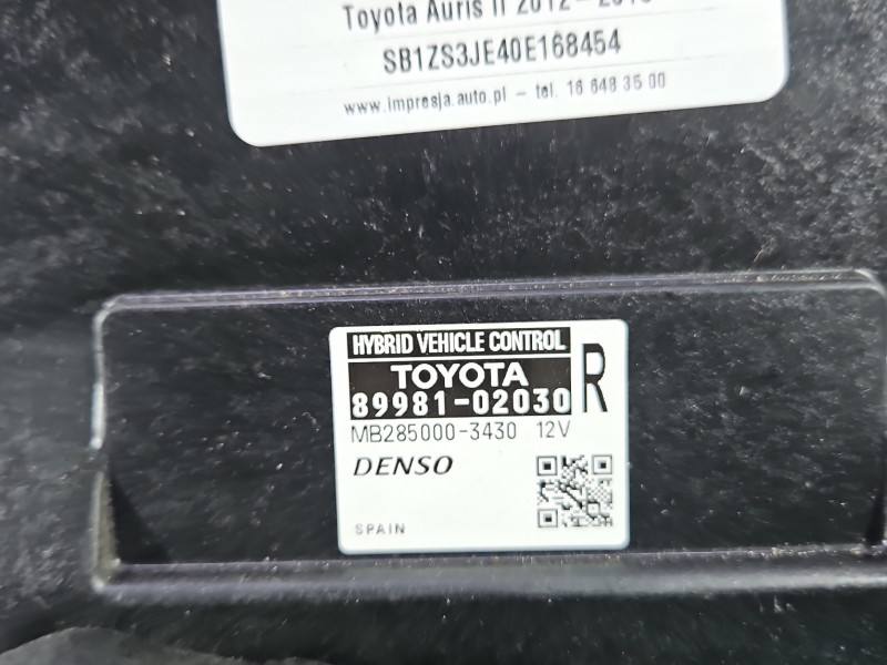Блок керування модуль Toyota Auris 89981-02030 — фото деталі 6