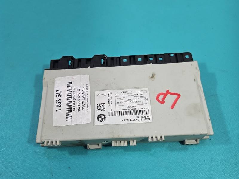 Блок керування модуль BMW X5 E70 9221863 — фото деталі 3
