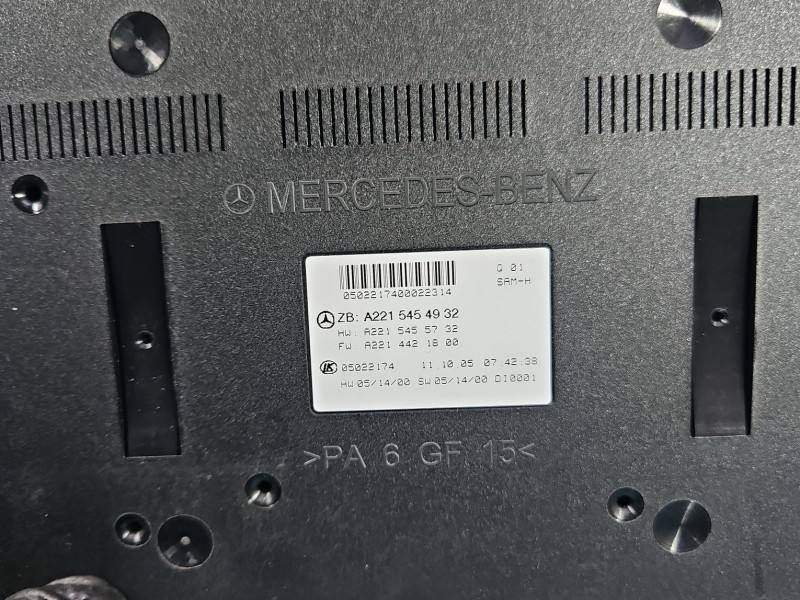 Блок керування модуль Mercedes S W221 A2215454932 — фото деталі 6