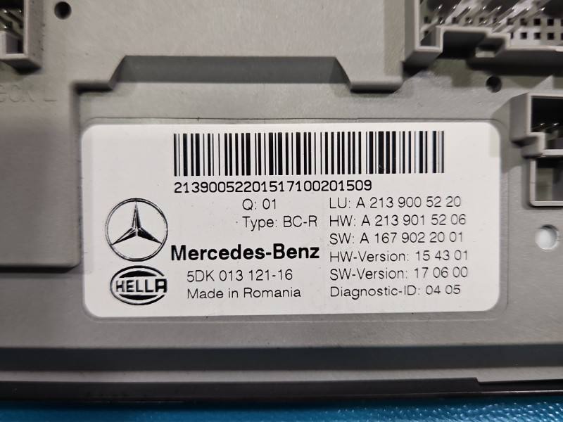 Блок керування модуль Mercedes E W213 A2139005220 — фото деталі 3