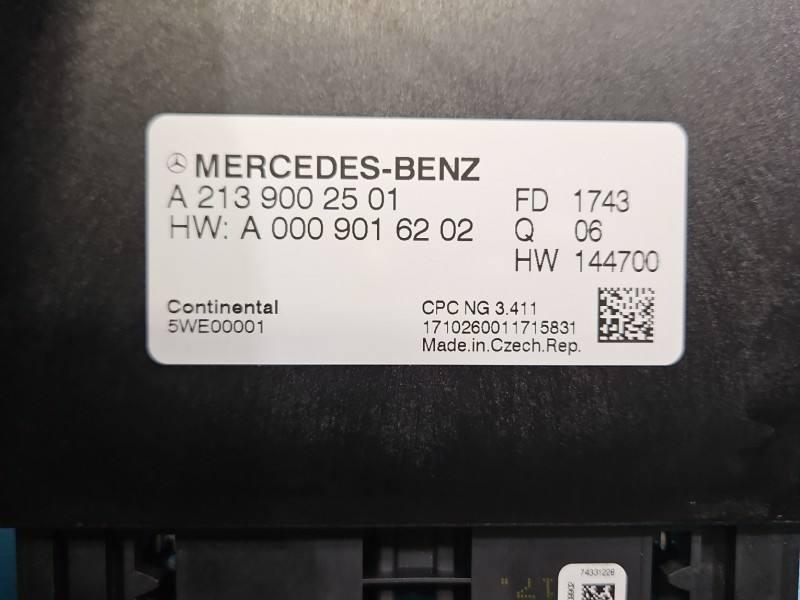 Блок керування модуль Mercedes E W213 A2139002501 — фото деталі 3