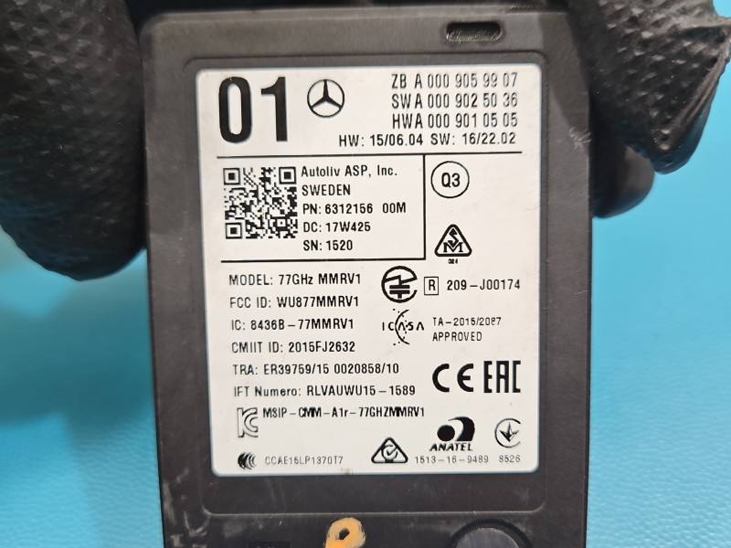Блок керування модуль Mercedes E W213 A0009059907 — фото деталі 3