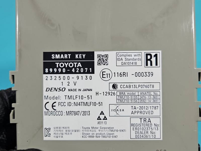 Блок управления модуль Toyota Rav4 89990-42071 — фото детали 5