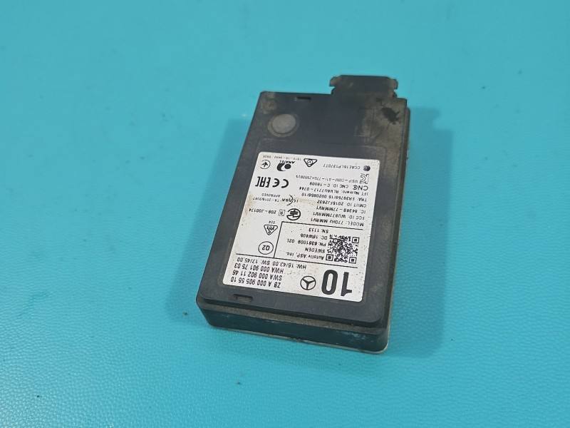 Блок керування модуль Mercedes S W222 A0009055510 — фото деталі 3