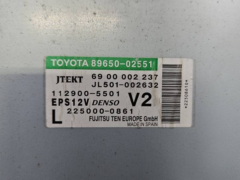 Блок керування модуль Toyota Auris 89650-02551 — фото деталі 3
