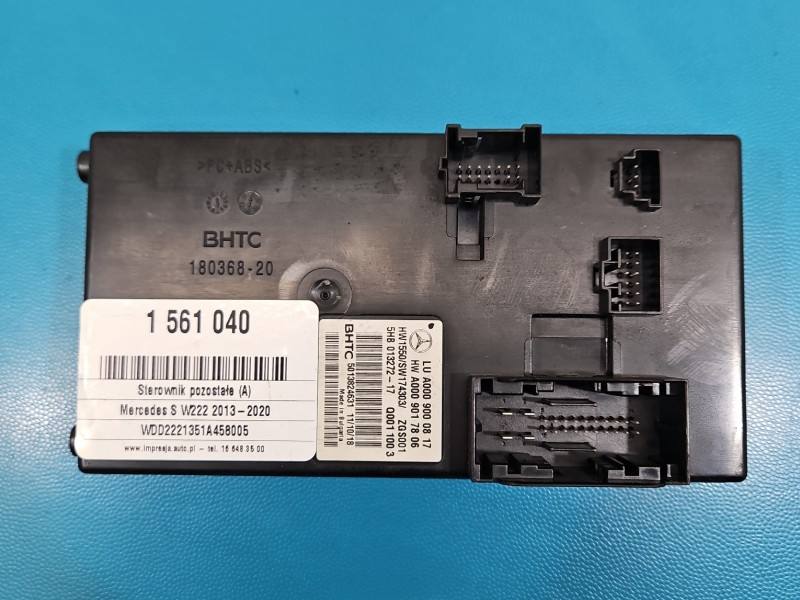 Блок керування модуль Mercedes S W222 A0009000817 — фото деталі 2