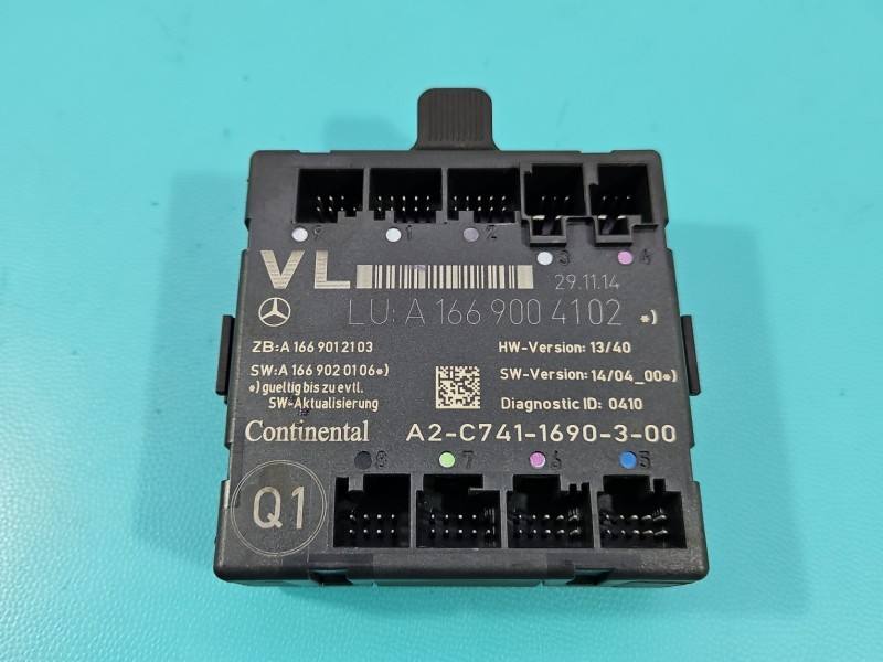 Блок керування модуль Mercedes B W246 A1669004102 — фото деталі 2