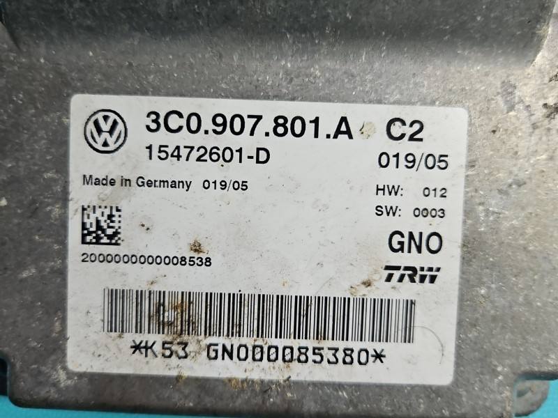 Блок керування модуль Volkswagen Passat B6 3C0907801A — фото деталі 4