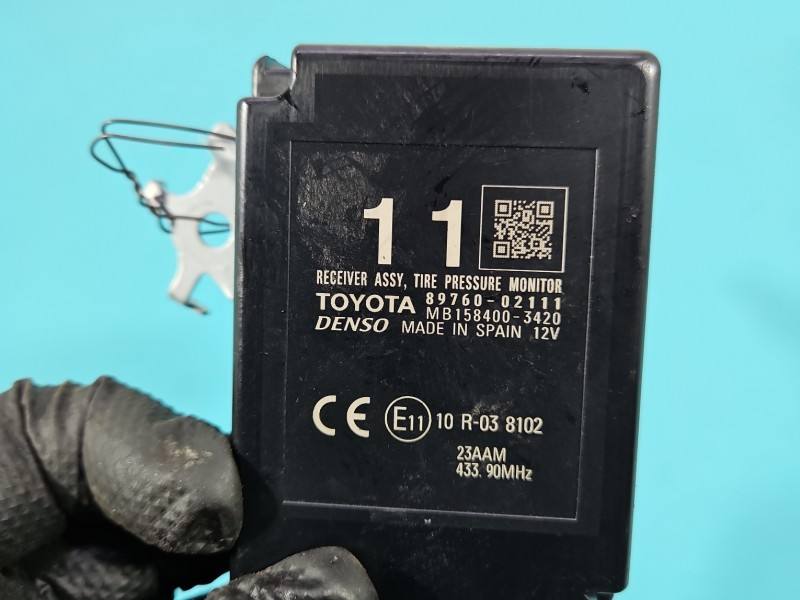 Блок управления модуль Toyota Auris 89760-02111 — фото детали 6