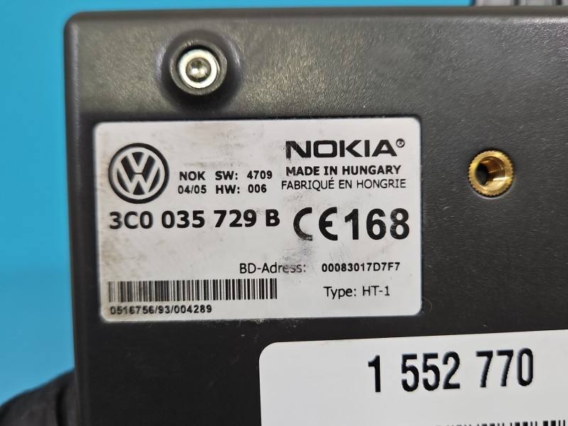 Блок керування модуль Volkswagen Passat B6 3C0035729B — фото деталі 3