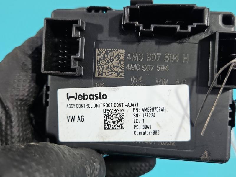 Блок керування модуль Audi A4 B9 4M0907594H — фото деталі 4