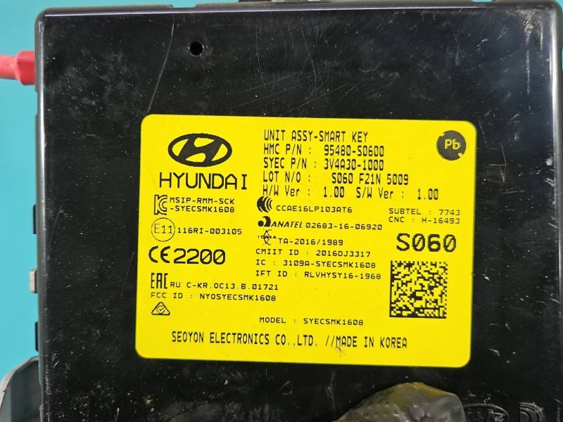 Блок керування модуль Hyundai I30 95480-S0600 — фото деталі 8