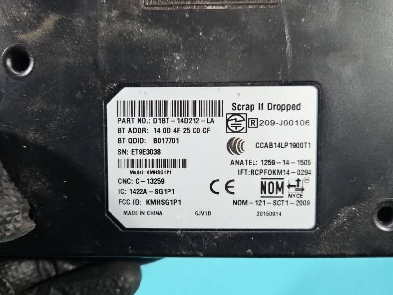 Блок керування модуль Ford B-Max D1BT-14D212-LA — фото деталі 5