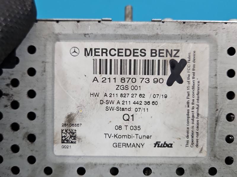 Блок керування модуль Mercedes ML W164 A2118707390 — фото деталі 9