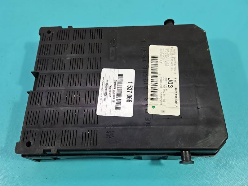 Блок керування модуль Peugeot 307 9651196880A — фото деталі 5