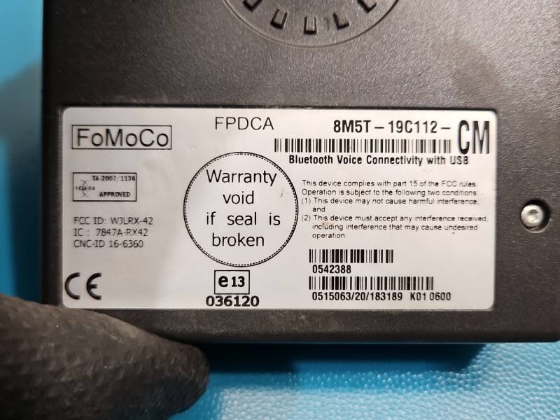 Блок управления модуль Ford Kuga 8M5T-19C112-CM — фото детали 5