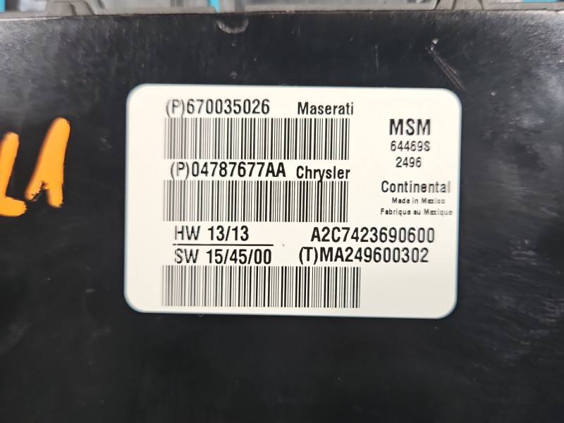 Блок управления модуль Maserati Quattroporte 670035026 — фото детали 5