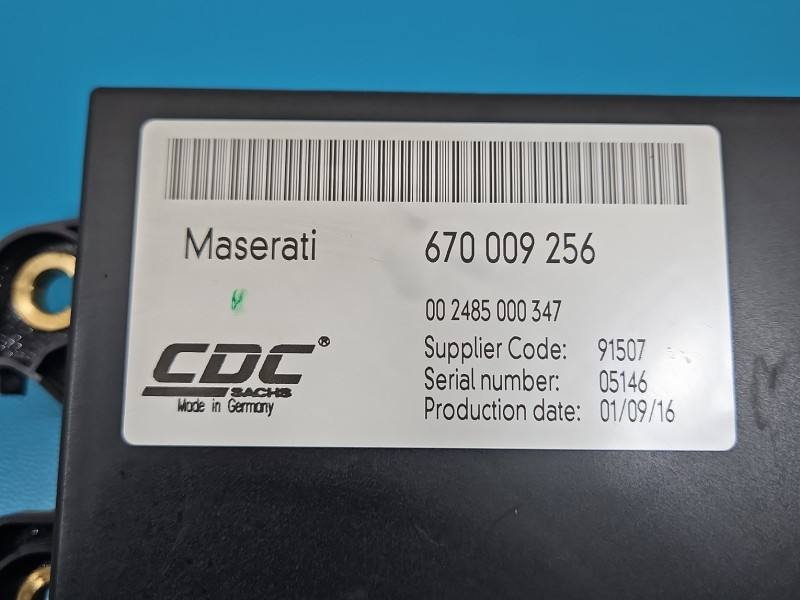 Блок керування модуль Maserati Quattroporte 670009256 — фото деталі 3