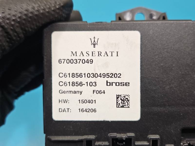 Блок управления модуль Maserati Quattroporte 670037049 — фото детали 4