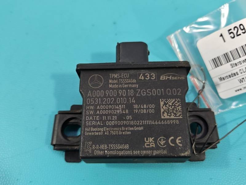 Блок керування модуль Mercedes CLA C118 A0009009018 — фото деталі 2