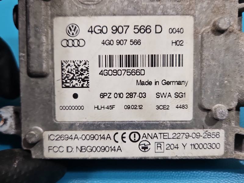 Блок керування модуль Audi A6 C7 4G0907566D — фото деталі 4