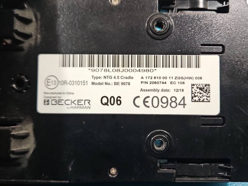 Блок керування модуль Mercedes Vito A1728100011 — фото деталі 5